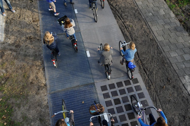 Primeira ciclovia solar do mundo gera mais energia que o previsto - Imagem de Destaque