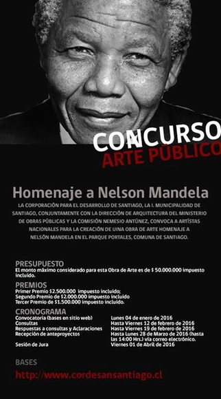 Concurso de Arte Público 'Homenaje a Nelson Mandela' - Imagen Principal