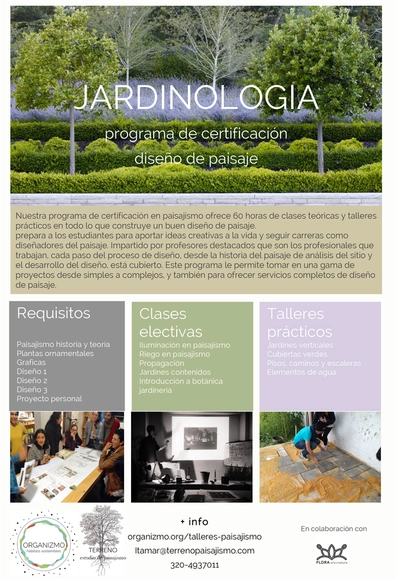Organizmo: Diplomado de Jardinología en diseño de paisaje - Imagen Principal