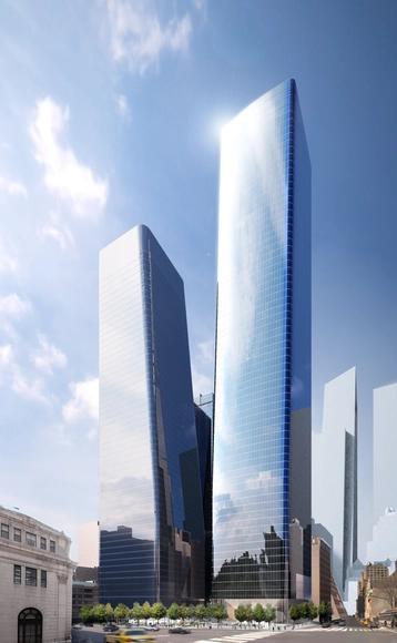 SOM presenta imágenes de nuevo proyecto mixto en Manhattan - Imagen Principal