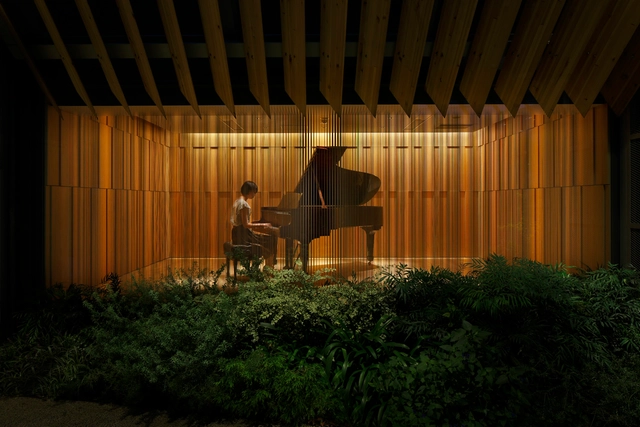 Steinway & Sons Showroom / OgataYoshiki + SALT + IkawaAtsushi + WataseIkuma - Showroom, Facade, Lighting, Chair