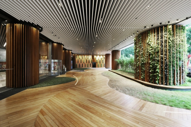 Lobby Oficina / 4N design architects - Diseño De Interiores