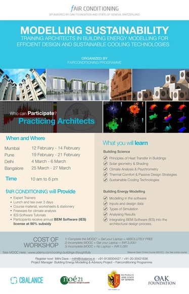 Event: Sustainability and Building Energy Modelling Workshop for Architects - Featured Image