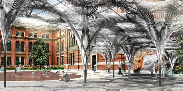 Achim Menges crearán pabellón robótico para V&A  - Imagen Principal