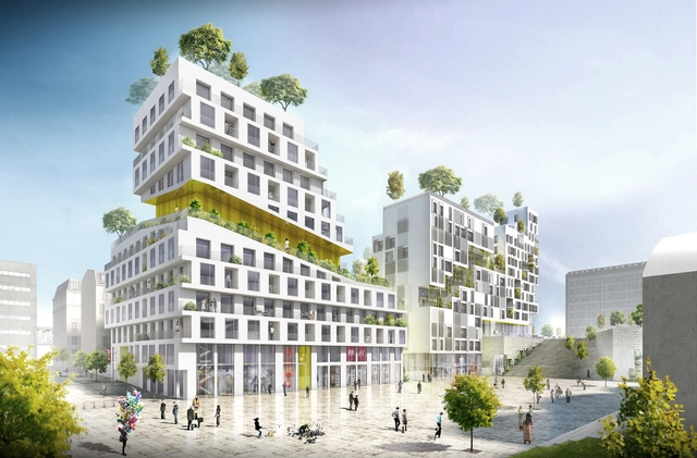 SeARCH vence concurso habitacional em Paris - Imagem de Destaque