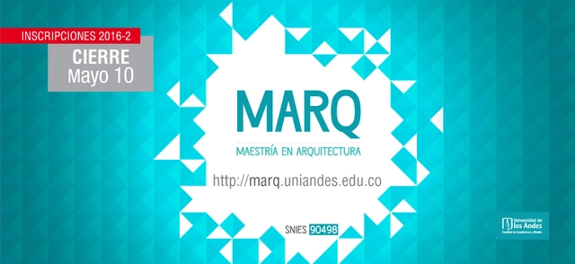 Convocatoria: Maestría en Arquitectura en Universidad de los Andes - Imagen Principal