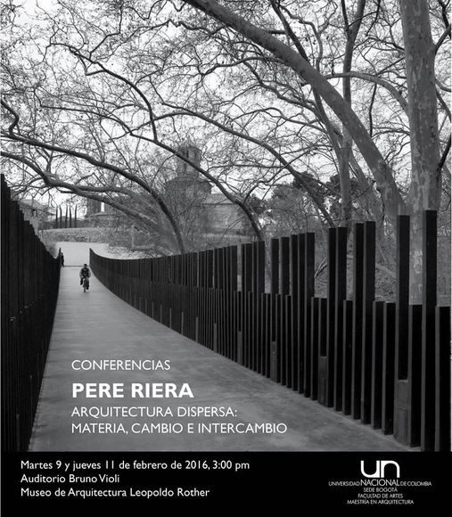 Conferencia Pere Riera. Arquitectura Dispersa: Materia, cambio e intercambio - Imagen Principal