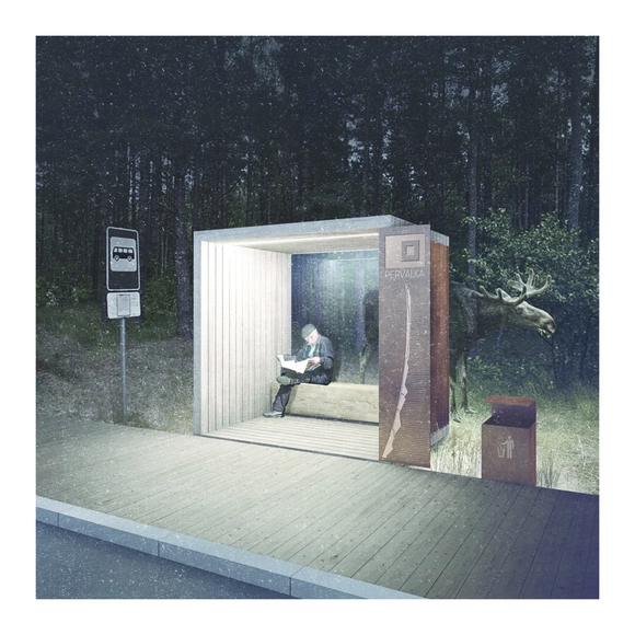 Series of Bus Stops Along the Curonian Spit Will Connect 6 Previously Isolated Villages - Featured Image