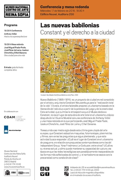 Las nuevas Babilonias. Constant y el derecho a la ciudad - Imagen Principal