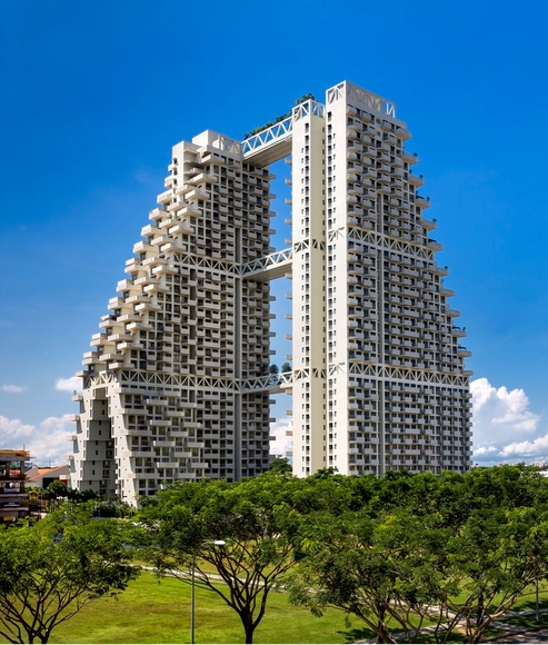 Sky Habitat Singapur / Moshe Safdie - Apartamentos
