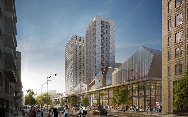 L35 Arquitectos entre los ganadores del concurso de regeneración urbana de París - Arquitectura De Uso Mixto, Fachada, Urbano