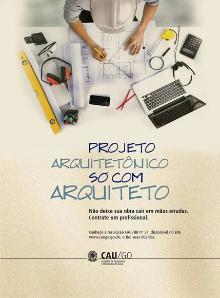 CAU/GO inicia campanha "Projeto arquitetônico, só com arquiteto" em rádio de Goiânia - Imagem de Destaque
