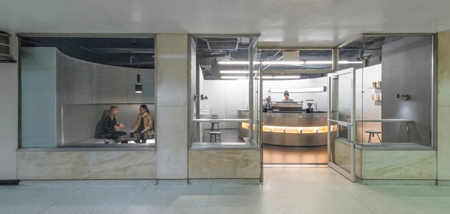 Voyager Espresso / Only If - Coffee Shop, Kitchen, Facade, Countertop, Chair