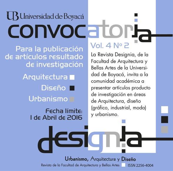 Call for Papers: Revista Designia  - Imagen Principal