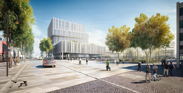BAKPAK Architects gana concurso para diseñar plan maestro en Germering - Plan Maestro, Fachada