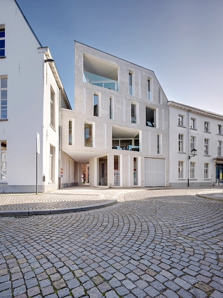Lorette Convent - Apartments Drbstr  / dmvA - Restoration, Facade, Door