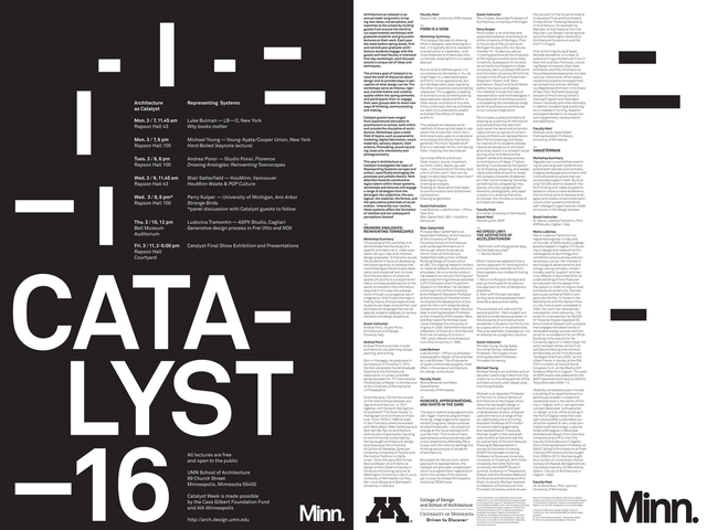 Lecture Series: UMN Catalyst Week 2016 - Featured Image