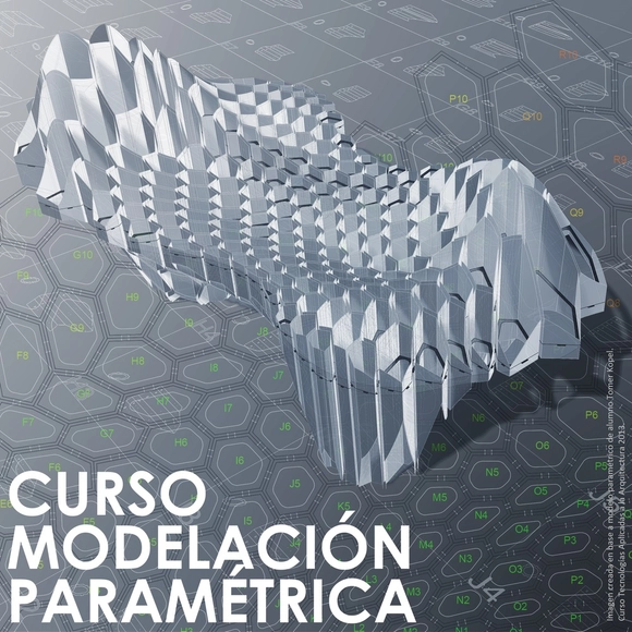 Curso Modelación Paramétrica: Grasshopper 3D (graphical algorithm editor) - Imagen Principal