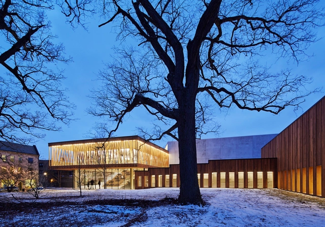 Writers Theatre Opens New Theatre Center  / Studio Gang - Theater, Facade