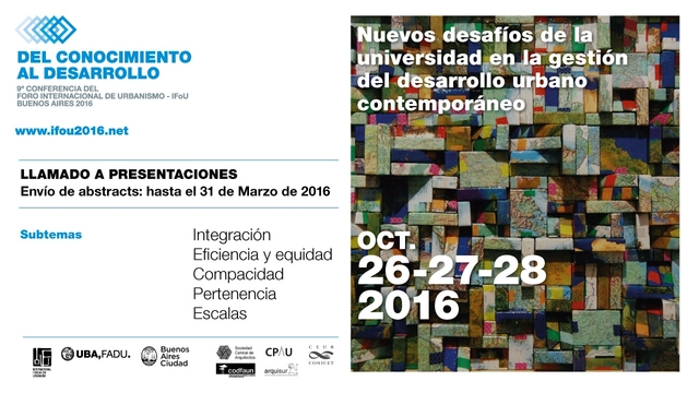 Llamado a presentaciones: envío de abstracts - Imagen Principal