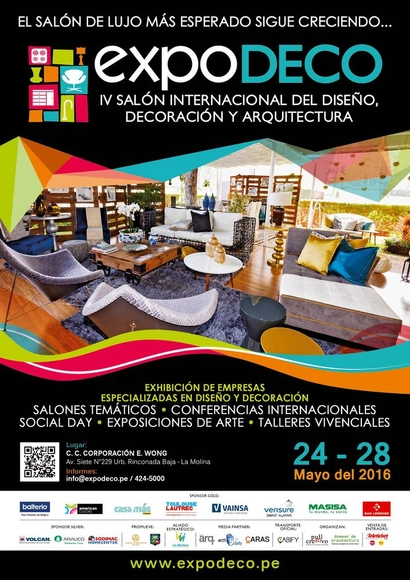 Lima: IV Salón Internacional del Diseño, Decoración y Arquitectura, EXPODECO 2016 - Imagen Principal