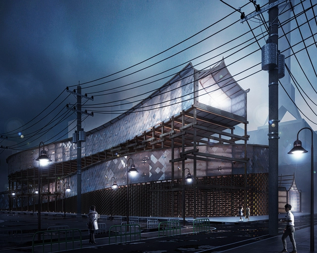 SO/AP Architectes Reveals Tokyo Pop Lab Proposal  - Facade, Lighting