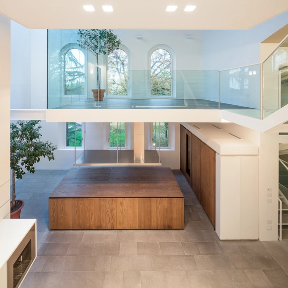 Home Office / NAT Office - House Interiors, Kitchen, Facade, Countertop, Lighting, Table