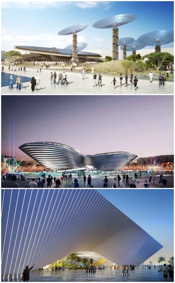 Foster, BIG y Grimshaw diseñan los pabellones temáticos de la Expo 2020 Dubai - Imagen Principal
