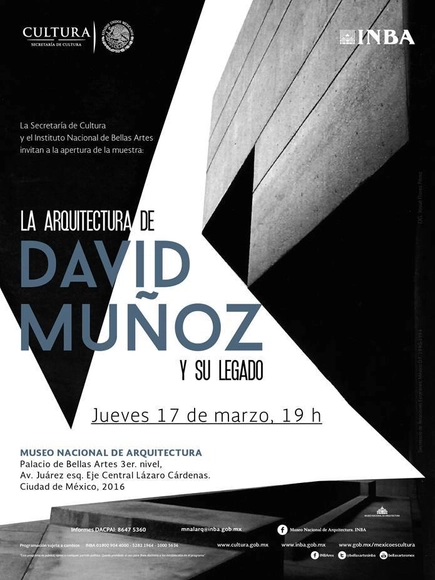 Inauguración de la Exposición 'La Arquitectura de David Muñoz y su Legado' / Ciudad de México - Imagen Principal