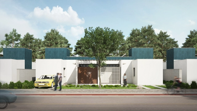 Habitação de Interesse Social Sustentável / 24.7 arquitetura design - Habitação De Interesse Social, Fachada