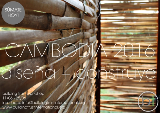Bambú Diseña + Construye Workshop, Cambodia 2016 - Imagen Principal