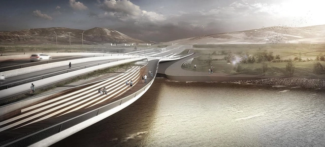Melike Altınışık Architects Wins First Mention in Competition for Kızılırmak Bridge in Turkey - Featured Image