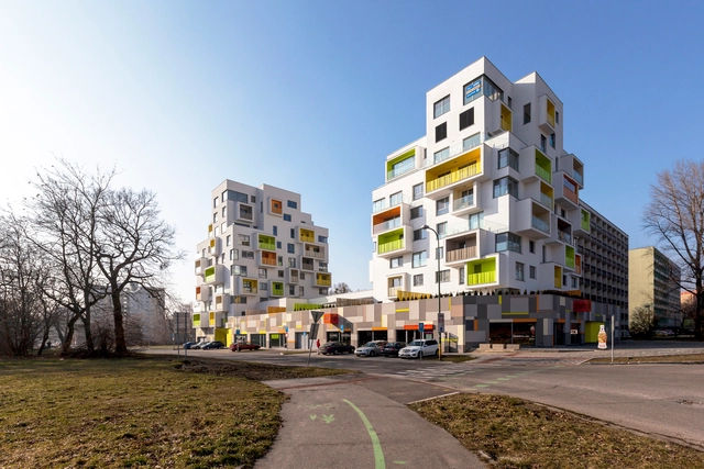New Grove 住宅 / Architekti Šebo Lichý  - 集合住宅