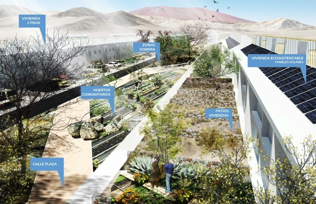 Inician construcción del primer barrio ecosustentable de Chile en Chañaral, Región de Atacama - Sustentabilidad