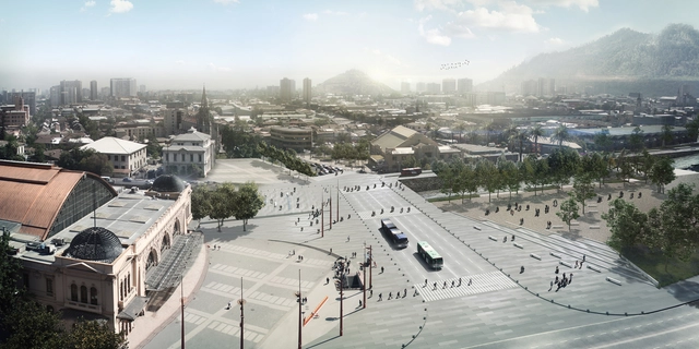 Conoce la propuesta de DUPLA Arquitectos, diseño ganador de futura Explanada de los Mercados - Plan Maestro, Urbano
