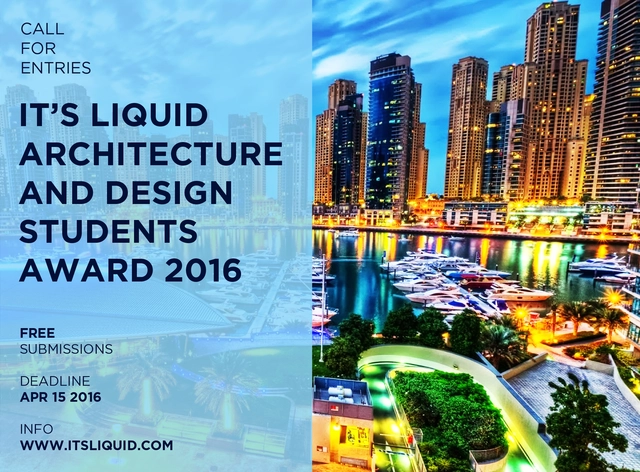 "It's Liquid Architecture" Design Student Awards 2016 - Featured Image