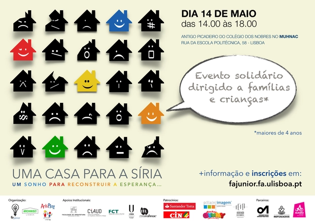 Universidade de Lisboa e Archikidz promovem a oficina "Uma casa para a Síria" - Imagem de Destaque