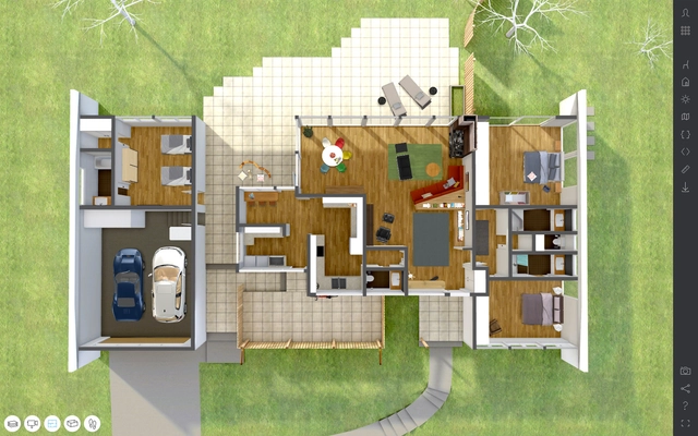Um passeio virtual pela Case Study House #1 de Julius Ralph Davidson - Imagem de Destaque