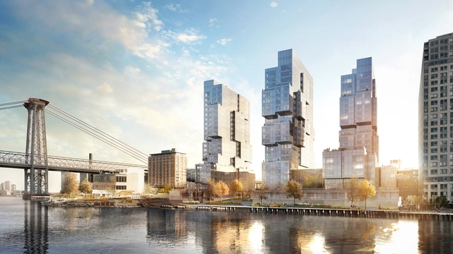 ODA presenta sus nuevas torres residenciales en Brooklyn - Imagen Principal