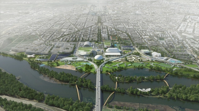 OMA revela dos planes de remodelación del Estadio RFK en Washington DC - Imagen Principal