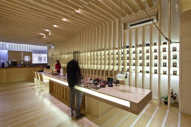 Salón de té Tsai / Georges Batzios Architects - Café