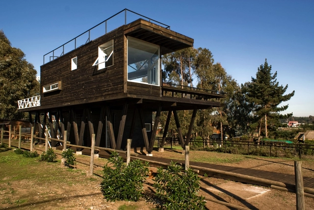 Casa Cerro Tacna / dRN Architects - Casas, Jardín, Fachada, Escaleras, Bosque