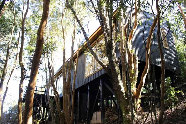 Akurzul / Ortuzar Gebauer Arquitectos - Casas, Fachada, Bosque
