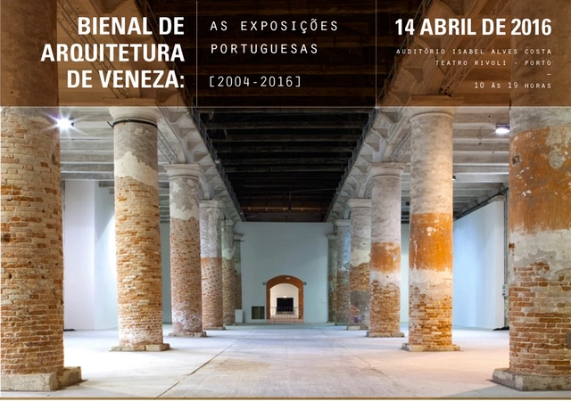 Simpósio "Bienal de Arquitetura de Veneza: as exposições portuguesas [2004-2016]" - Imagem de Destaque
