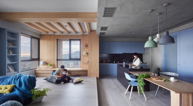 Apartamento Blue and Glue / HAO Design - Interiores De Apartamentos