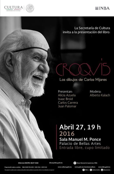Presentación del libro 'CROQUIS, Los dibujos de Carlos Mijares' / Ciudad de México - Imagen Principal