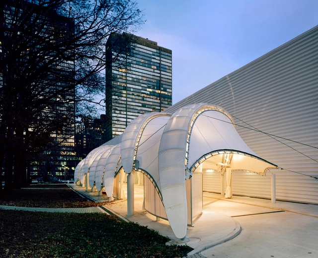 United Nations Porte Cochere / FTL Design Engineering Studio - Exterior Photography, Other Structures, Facade
