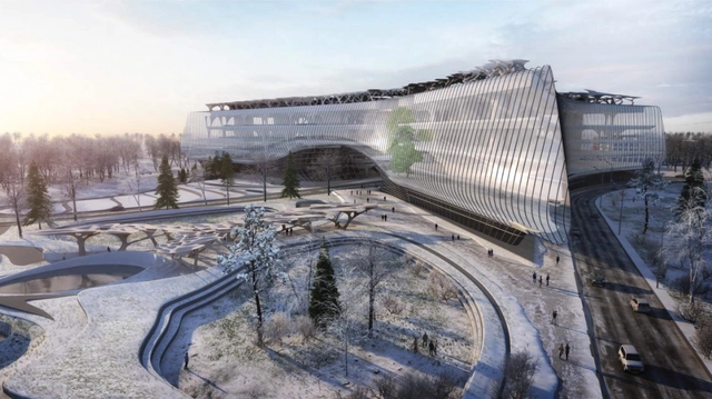 Zaha Hadid Architects divulga proposta para o Sberbank Technopark em Moscou - Imagem de Destaque