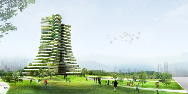 Vo Trong Nghia propone nuevo 'parque vertical' para Bac Ninh - Imagen Principal