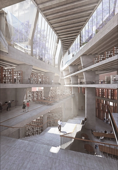 McCullough Mulvin Architects diseñan la extensión de una universidad en la India - Imagen Principal